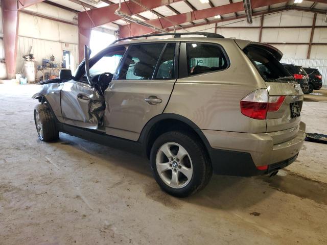 WBXPC93438WJ20993 - 2008 BMW X3 3.0SI BEIGE photo 2