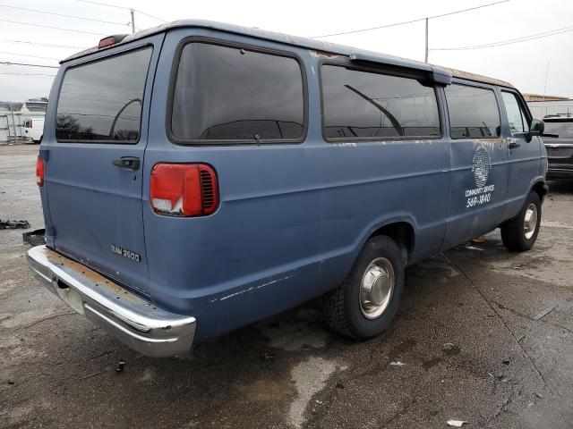 2B5WB35Z8VK547397 - 1997 DODGE RAM WAGON B3500 BLUE photo 4