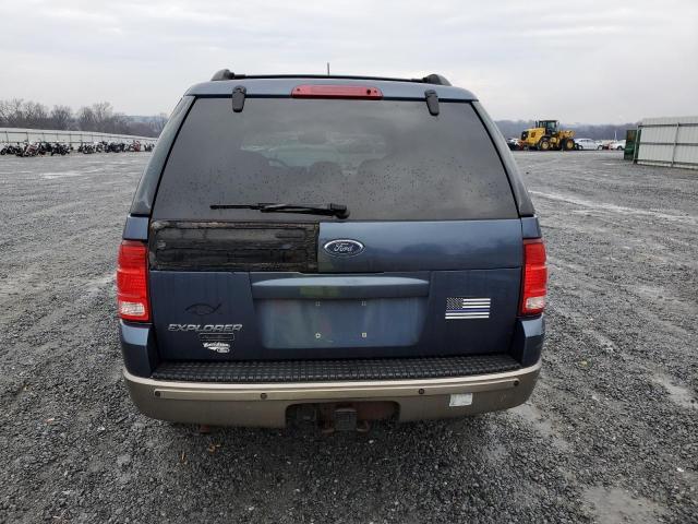 1FMZU74K64UB60636 - 2004 FORD EXPLORER EDDIE BAUER BLUE photo 6