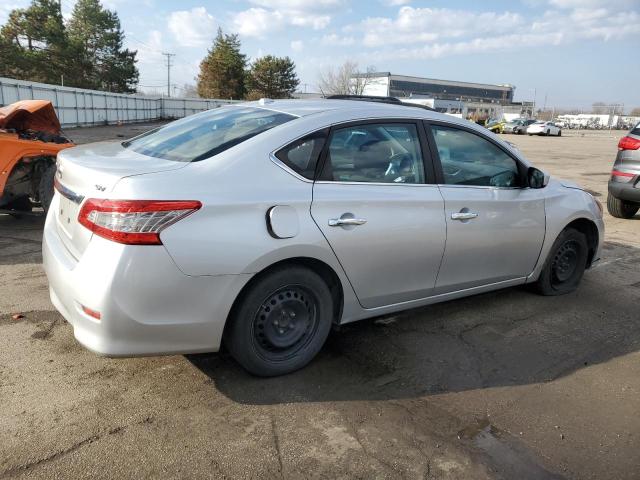 3N1AB7AP3FY242964 - 2015 NISSAN SENTRA S SILVER photo 3