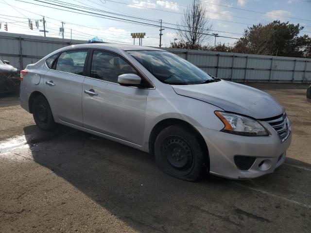 3N1AB7AP3FY242964 - 2015 NISSAN SENTRA S SILVER photo 4