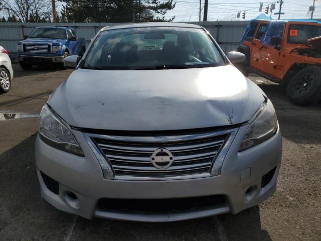 3N1AB7AP3FY242964 - 2015 NISSAN SENTRA S SILVER photo 5