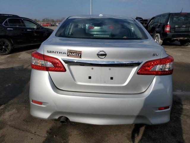 3N1AB7AP3FY242964 - 2015 NISSAN SENTRA S SILVER photo 6