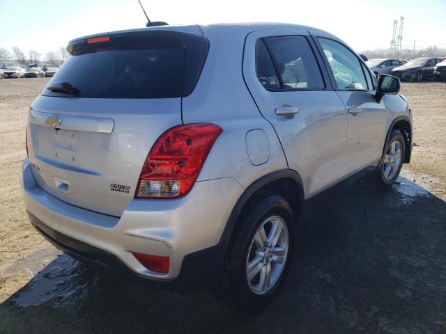 3GNCJNSB2KL373754 - 2019 CHEVROLET TRAX LS SILVER photo 3