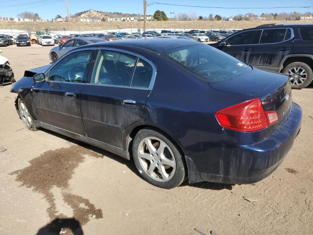 JNKCV51F34M705211 - 2004 INFINITI G35 BLUE photo 2