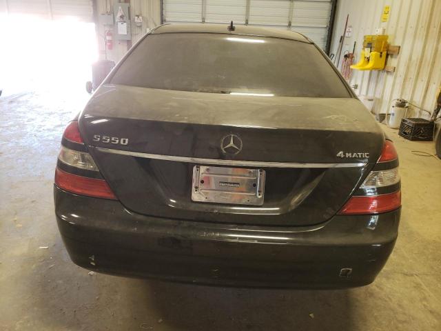 WDDNG86X79A265838 - 2009 MERCEDES-BENZ S 550 4MATIC BLACK photo 6