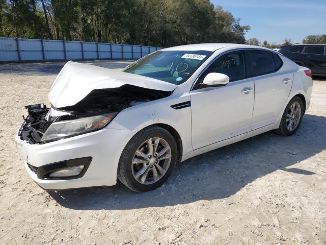 5XXGM4A76DG227980 - 2013 KIA OPTIMA LX WHITE photo 1