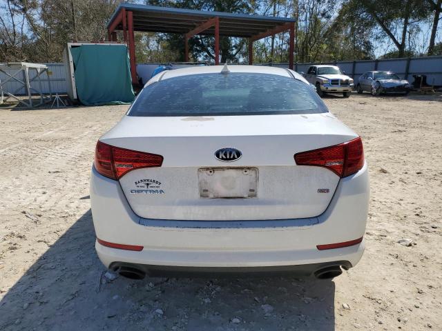 5XXGM4A76DG227980 - 2013 KIA OPTIMA LX WHITE photo 6