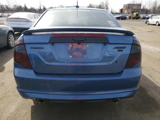 3FAHP0DC0AR359312 - 2010 FORD FUSION SPORT BLUE photo 6