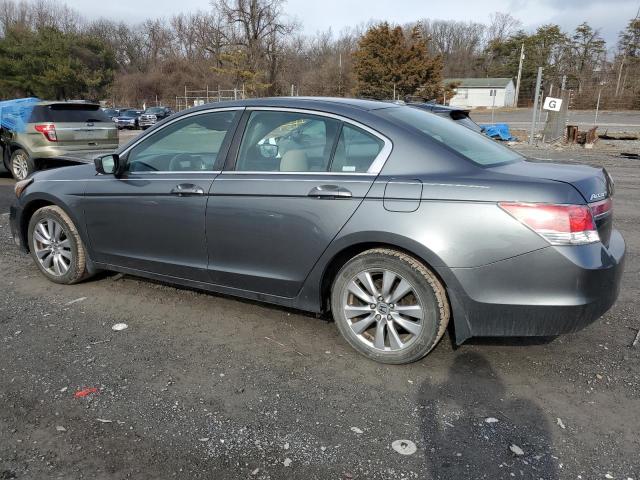 1HGCP2F81BA157620 - 2011 HONDA ACCORD EXL GRAY photo 2