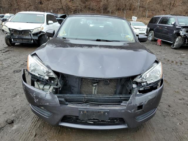 3N1AB7AP0EY294793 - 2014 NISSAN SENTRA S GRAY photo 5