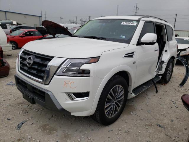 JN8AY2BA5N9392205 - 2022 NISSAN ARMADA SL WHITE photo 1