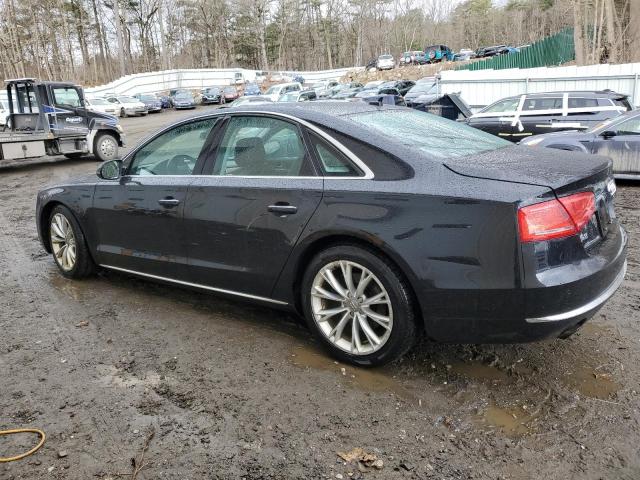 WAUAGAFD2DN032499 - 2013 AUDI A8 QUATTRO BLACK photo 2