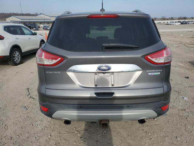 1FMCU0J92EUA02889 - 2014 FORD ESCAPE TITANIUM GRAY photo 6