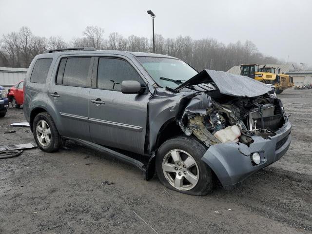 5FNYF4H47AB004114 - 2010 HONDA PILOT EX GRAY photo 4