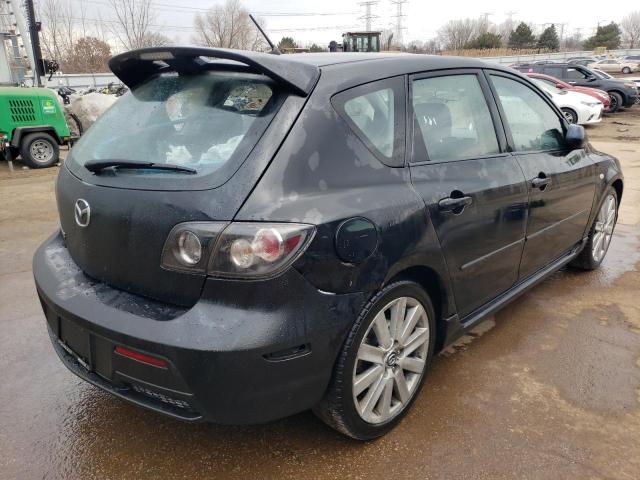 JM1BK34L681867708 - 2008 MAZDA SPEED 3 შავი ფოტო 3