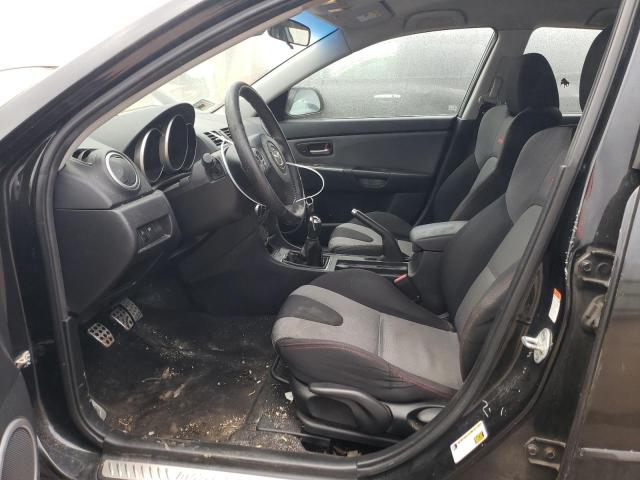 JM1BK34L681867708 - 2008 MAZDA SPEED 3 შავი ფოტო 7