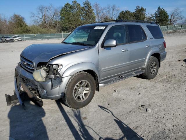 5TDBT48A03S168064 - 2003 TOYOTA SEQUOIA LIMITED SILVER photo 1