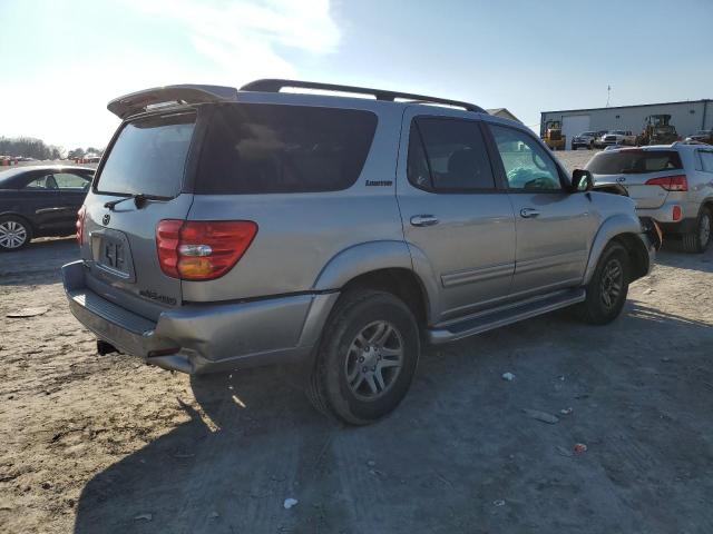 5TDBT48A03S168064 - 2003 TOYOTA SEQUOIA LIMITED SILVER photo 3