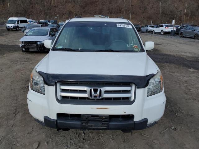 2HKYF18466H549227 - 2006 HONDA PILOT EX WHITE photo 5