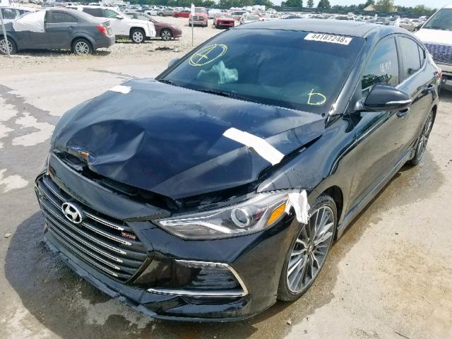 KMHD04LB9JU530334 - 2018 HYUNDAI ELANTRA SPORT  photo 2