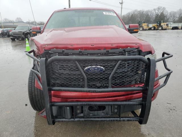 1FTFW1CF8DFD00029 - 2013 FORD F150 SUPERCREW RED photo 5