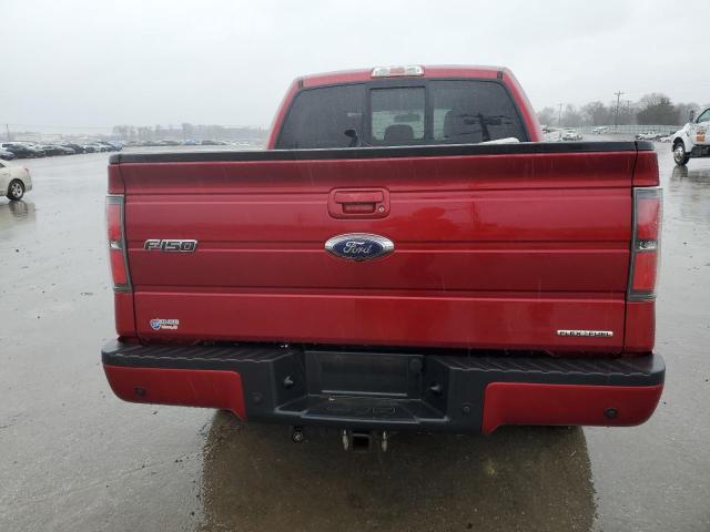 1FTFW1CF8DFD00029 - 2013 FORD F150 SUPERCREW RED photo 6