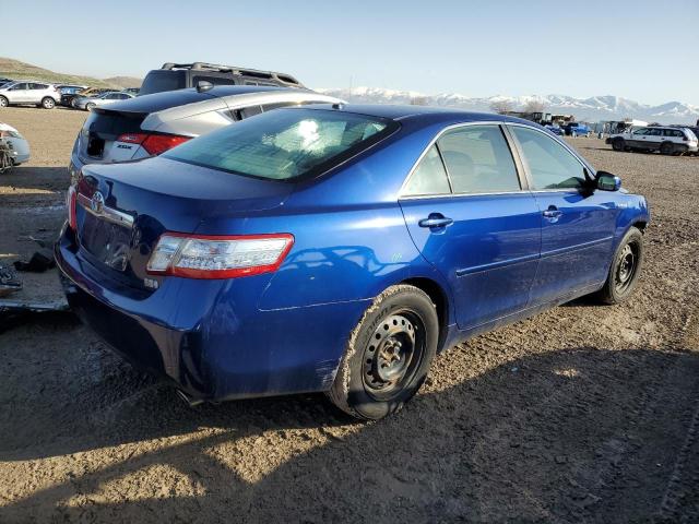 4T1BB3EK7AU125730 - 2010 TOYOTA CAMRY HYBRID BLUE photo 3