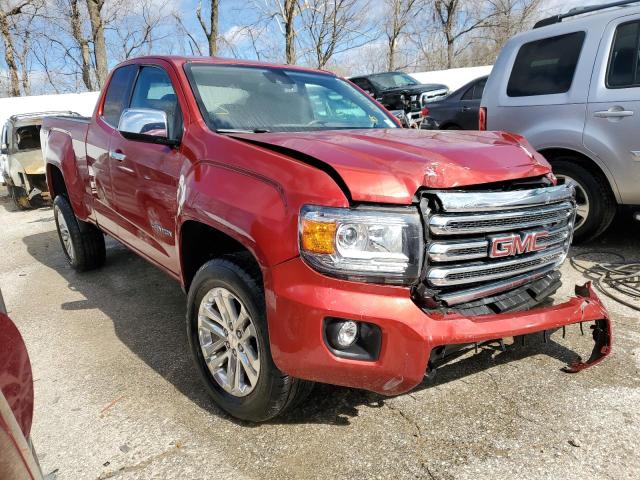 1GTH6CE30F1162753 - 2015 GMC CANYON SLT MAROON photo 4