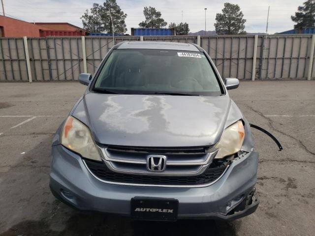 JHLRE3H75AC001658 - 2010 HONDA CR-V EXL BLUE photo 5