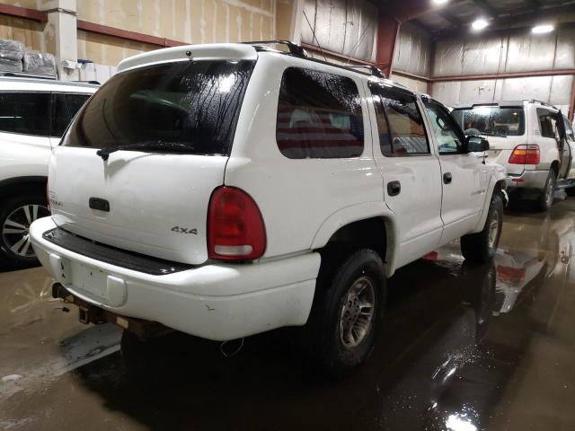 1B4HS28Y4XF623788 - 1999 DODGE DURANGO WHITE photo 3