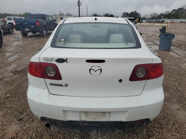 JM1BK12F661509815 - 2006 MAZDA 3 I WHITE photo 6