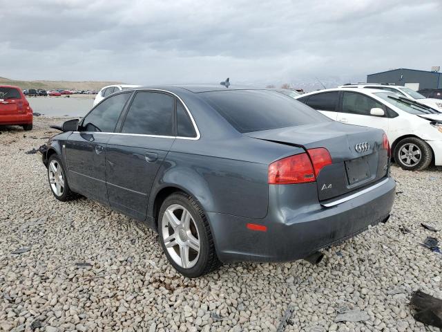 WAUDF78E77A117665 - 2007 AUDI A4 2.0T QUATTRO CHARCOAL photo 2