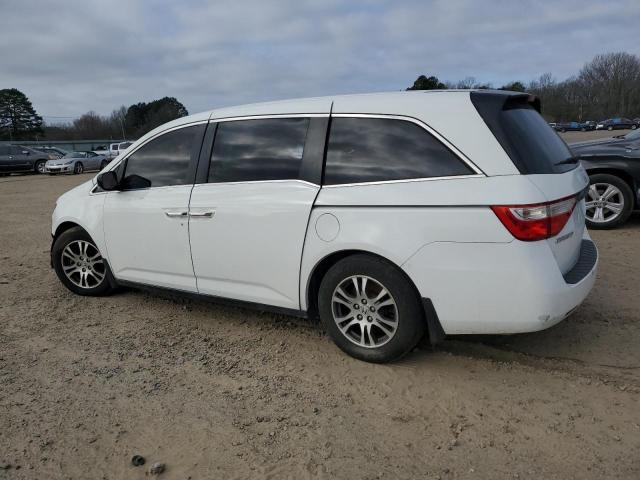 5FNRL5H44CB133921 - 2012 HONDA ODYSSEY EX WHITE photo 2