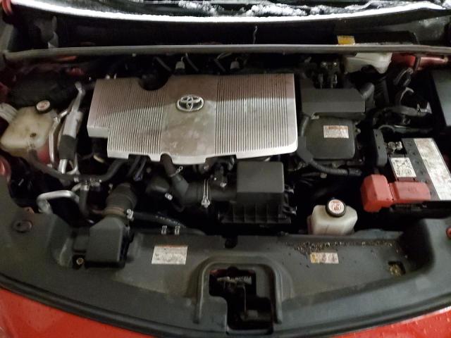 JTDKARFP2H3028889 - 2017 TOYOTA PRIUS PRIM 红色 照片 11