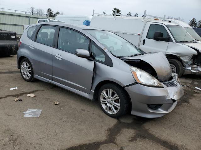 JHMGE87449S049371 - 2009 HONDA FIT SPORT SILVER photo 4