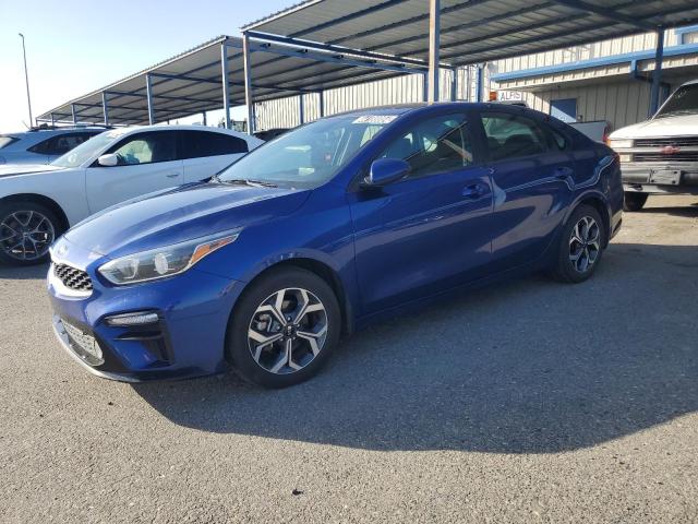 3KPF24AD6KE015657 - 2019 KIA FORTE FE BLUE photo 1