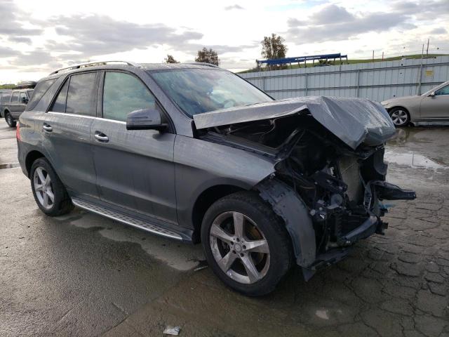 4JGDA5HB1HA845393 - 2017 MERCEDES-BENZ GLE 350 4MATIC GRAY photo 4