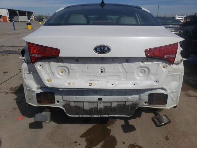 5XXGN4A70CG069678 - 2012 KIA OPTIMA EX WHITE photo 6