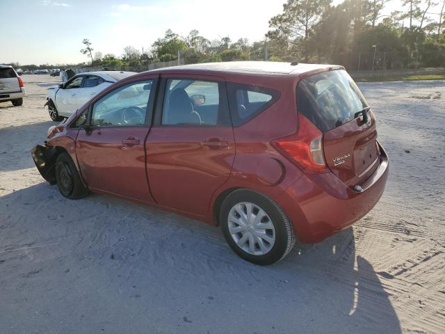 3N1CE2CP9FL396057 - 2015 NISSAN VERSA NOTE S RED photo 2