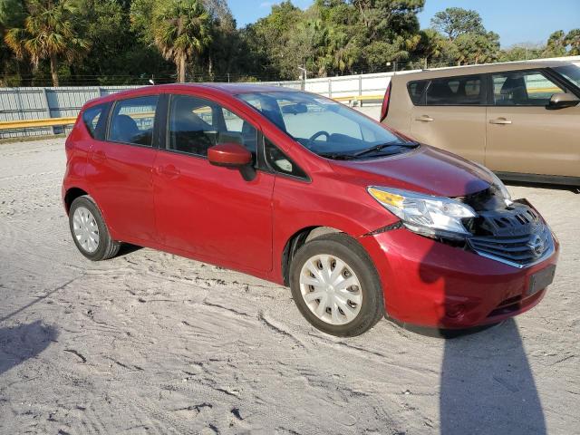 3N1CE2CP9FL396057 - 2015 NISSAN VERSA NOTE S RED photo 4