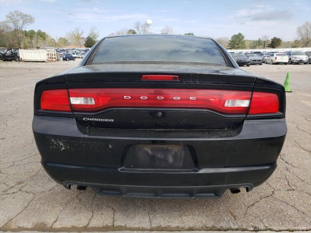 2C3CDXAT9EH187362 - 2014 DODGE CHARGER POLICE BLACK photo 6