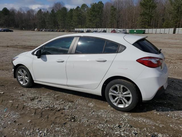 3G1BC6SM9KS540292 - 2019 CHEVROLET CRUZE LS WHITE photo 2