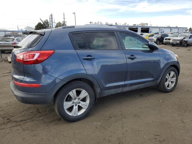 KNDPB3A27C7288556 - 2012 KIA SPORTAGE BASE BLUE photo 3