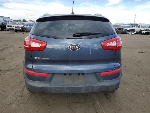 KNDPB3A27C7288556 - 2012 KIA SPORTAGE BASE BLUE photo 6