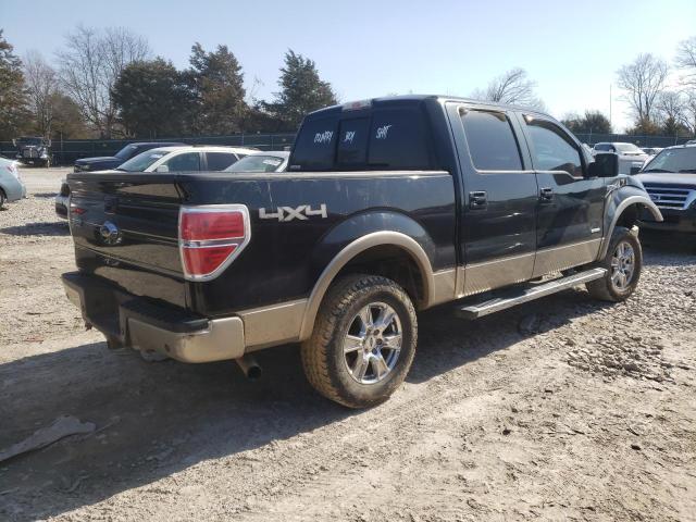 1FTFW1ET7BFD35970 - 2011 FORD F150 SUPERCREW BLACK photo 3