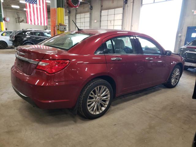 1C3CCBCB8CN230295 - 2012 CHRYSLER 200 LIMITED MAROON photo 3