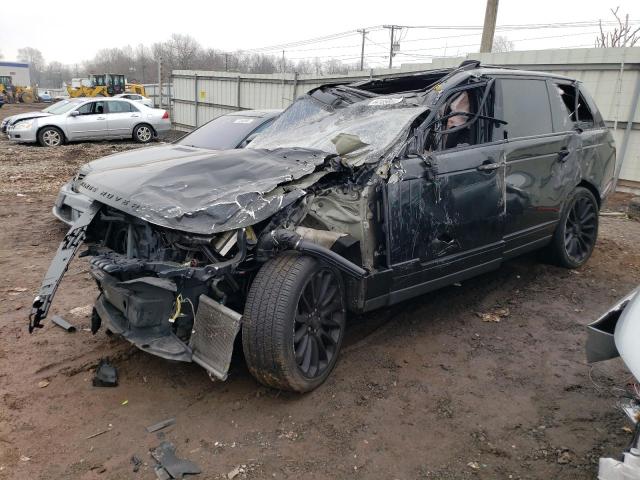 SALGV5FE3HA341682 - 2017 LAND ROVER RANGE ROVE AUTOBIOGRAPHY BLACK photo 1