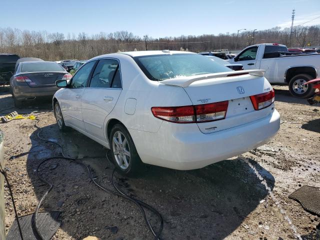 1HGCM66554A052507 - 2004 HONDA ACCORD EX WHITE photo 2