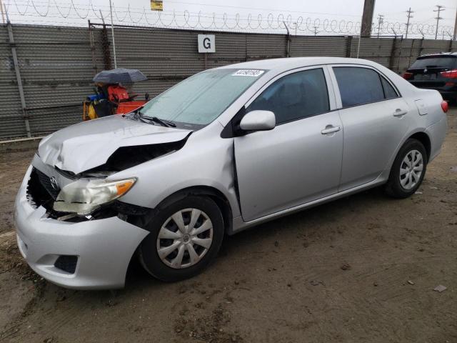 1NXBU4EE4AZ182753 - 2010 TOYOTA COROLLA BASE SILVER photo 1